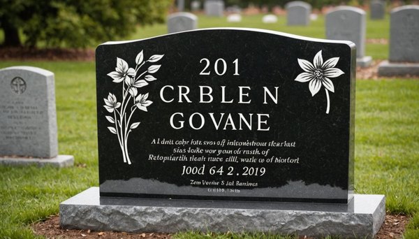 Faites perdurer le souvenir de vos proches avec une plaque funéraire moderne